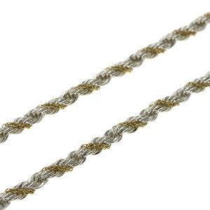 Tiffany Twist Chain Necklace Silver Yellow Gold Co
